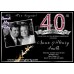 40th Wedding Anniversary Invitation,Ruby Wedding Anniversary Invitation,(3aa)